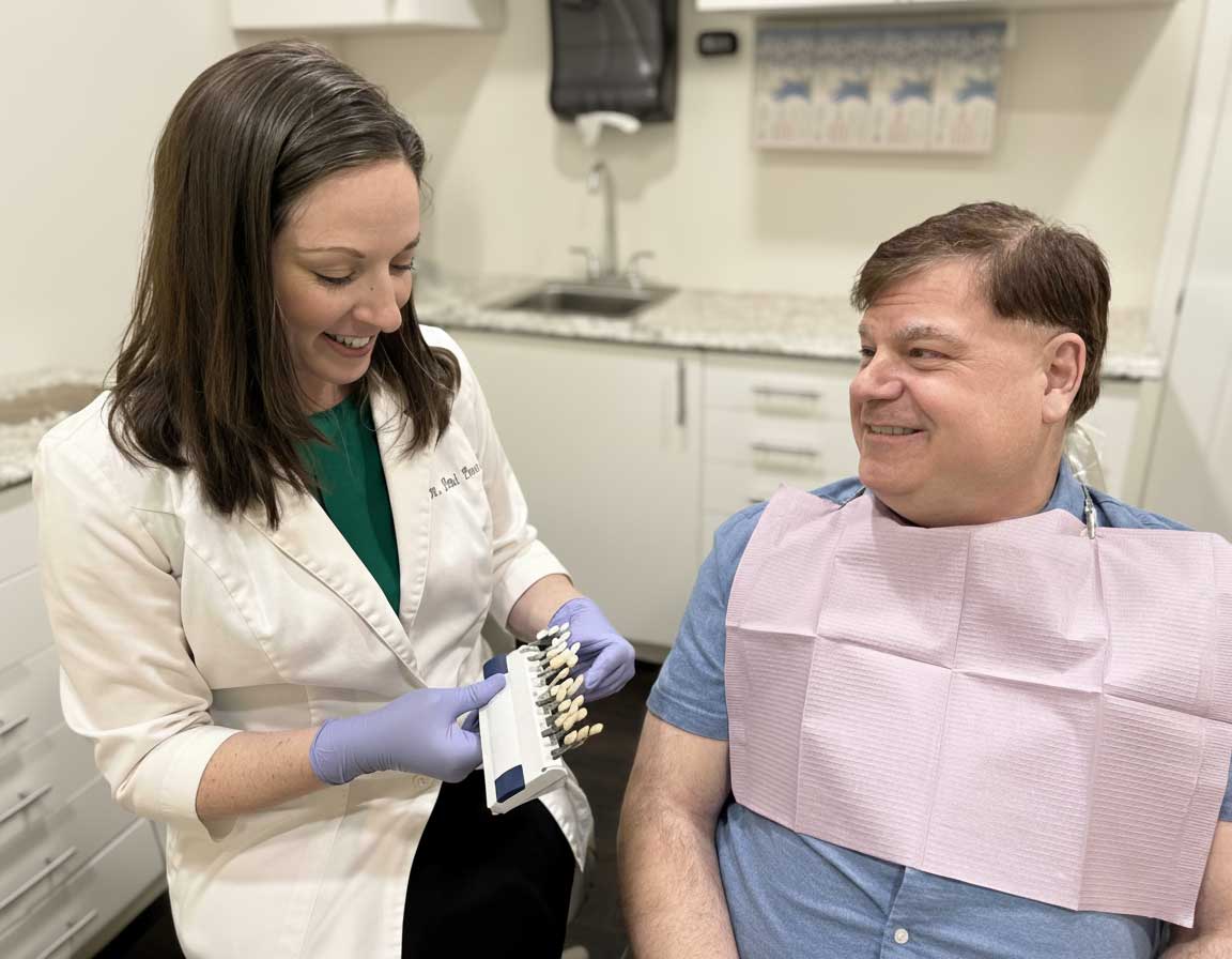 Teeth whitening options at Audubon Dental Center